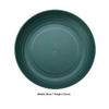 Durable Picnic Tableware Plates Set of 4 Reusable Plastic for Camping Outdoor Beach Barbecue Party