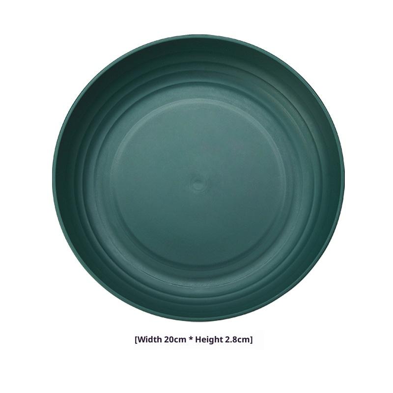 Durable Picnic Tableware Plates Set of 4 Reusable Plastic for Camping Outdoor Beach Barbecue Party