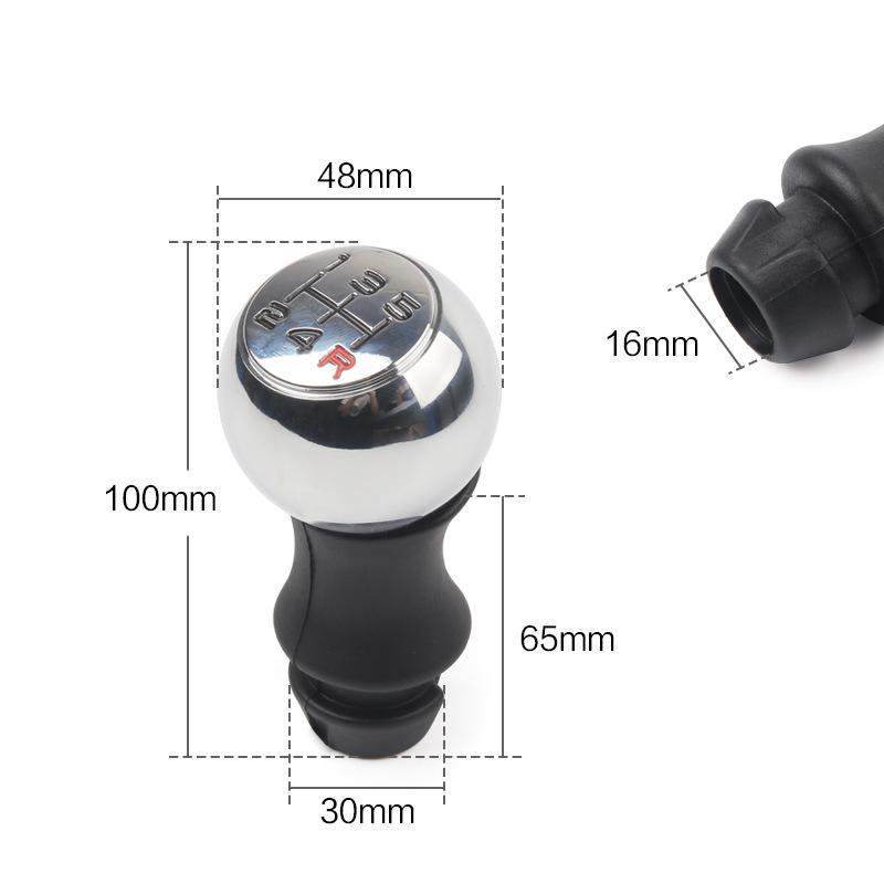 Compatible with Peugeot 307, 406, 408, and 308VTS Sport Edition Gear Shift Knob and Dust Cover.