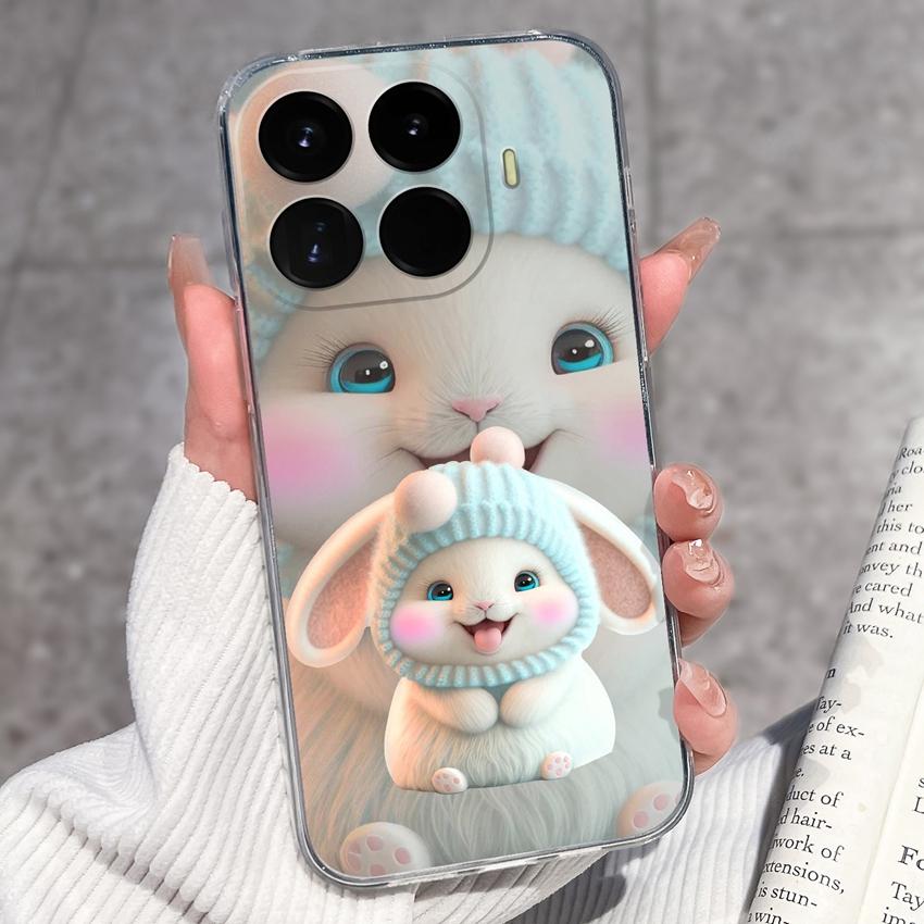 For Xiaomi 17T 17 Pro 17Max 17 Ultra Phone Case For Redmi 17C Redmi17 Lovely Bow Cartoon Lightweight Transparent TPU Bumper Scratch Resistance Housing
