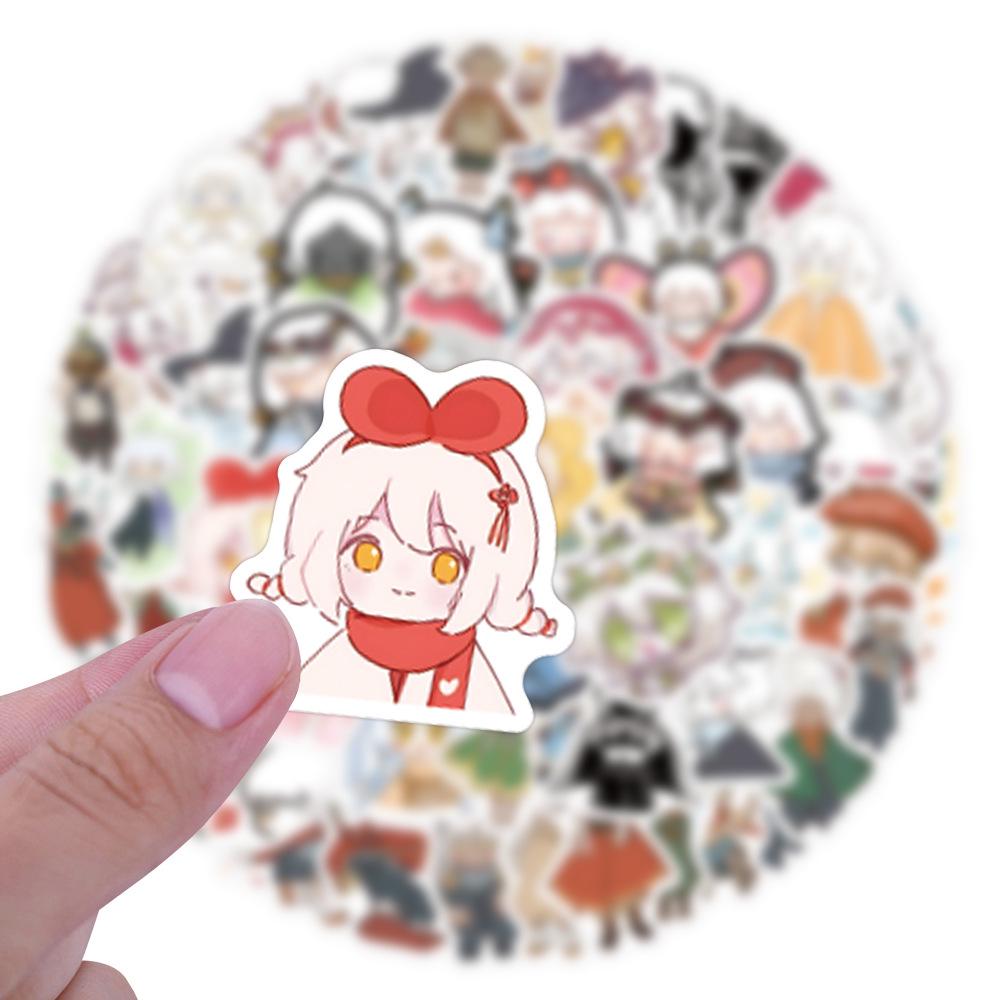 100 Sky: Children of the Light Cartoon Stickers - Cute Q-version Graffiti Decor for Water Bottles & Tablets