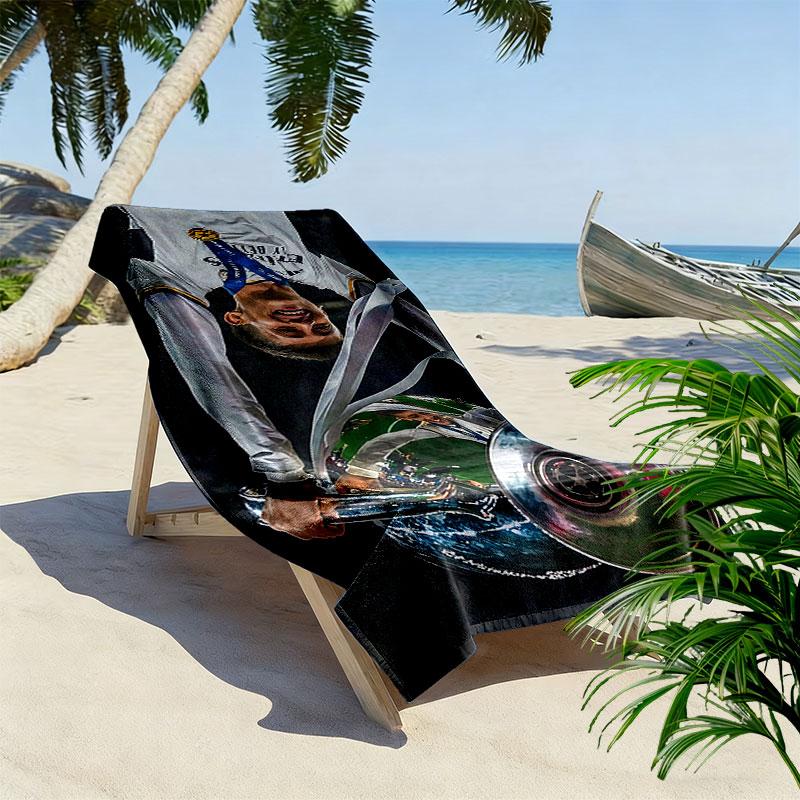 Guler Print Beach Towel, Large Soft Quick Dry Towel for Beach Camping Swimming