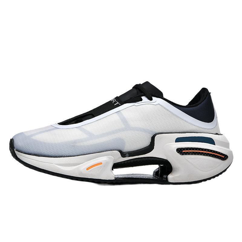Middle school students running shoes 2025 new shock absorption professional running shoes men's breathable shoes non-slip