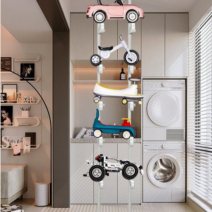 God-Tier Kids Toy Storage Stand: Car, Stroller, Scooter & Shelf Organizer