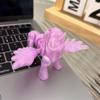 3D Printed Model With Wildebeest, Flexible Figurine, Articulated Movable Animal, Home Decor, Fun Toy For People With Autism/ADHD, Holiday Gift, Toy