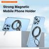 Ultra-thin Cell Phone Ring Holder Magnetic Ring Foldable Kickstand Magnet Grip Desktop Stand for MagSafe IPhone 16 15 14 13 12
