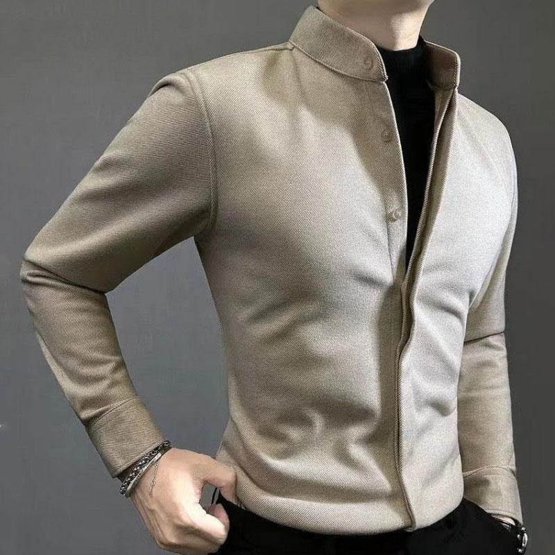 Frühling und Herbst Herren Casual Fashion Langarmhemden