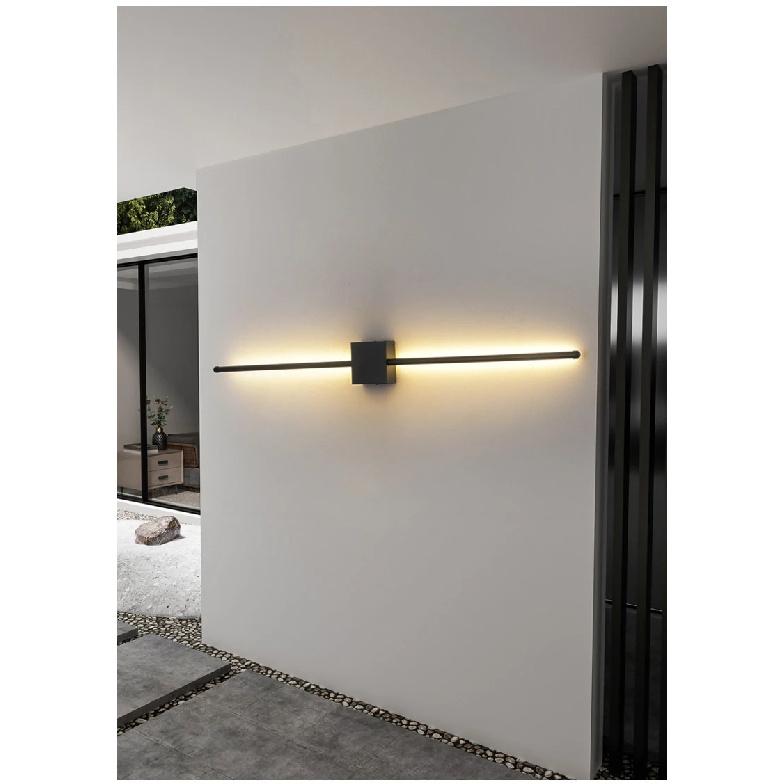 Modern LED Wall Lamp Minimalist Led Light Bedroom Bedside Long Strip Wall Sconces Living Room Sofa Home Indoor Lighting Fixture