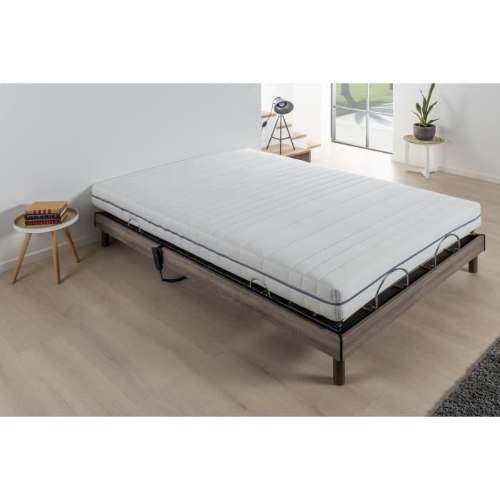 DEKO DREAM COMFORT Dreamzone Electric Relaxation Mattress + Base Set - 140x200 Cm - Pocket Spring Mattress