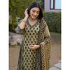 Pakistani Pure Cotton Kurti Pant Dupatta Set Indian Desigenr Top Tunic Kurta Set