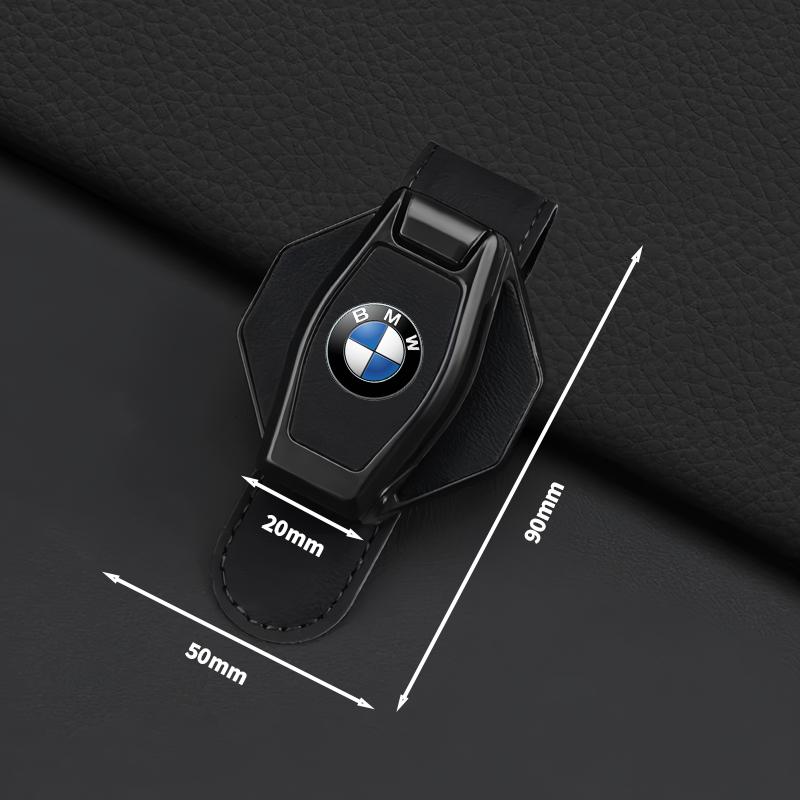Car headrests, magnetic leather eyeglass holders, ticket holders, etc For BMW E39 E46 E90 E36 E60 E34 E30 F30 X1 X3 X5 X6 71