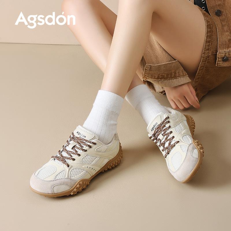 Augustine platform German training shoes women's 2025 new autumn white retro casual shoes ballet mountaineering sports shoes