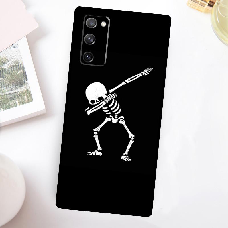 Ästhetisches Skelett Schädel Hülle Für Samsung Galaxy S24 S23 S22 Ultra S21 S20 FE Note 10 Plus Note 20 S8 S9 S10 Abdeckung