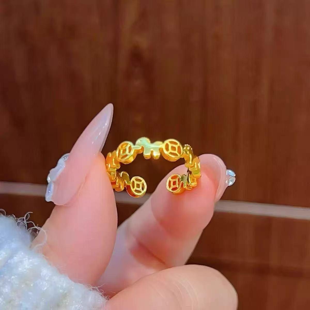 Exquisite Retro High-End Fashion Ring 2025: Versatile & Stylish Statement Piece Adjustable