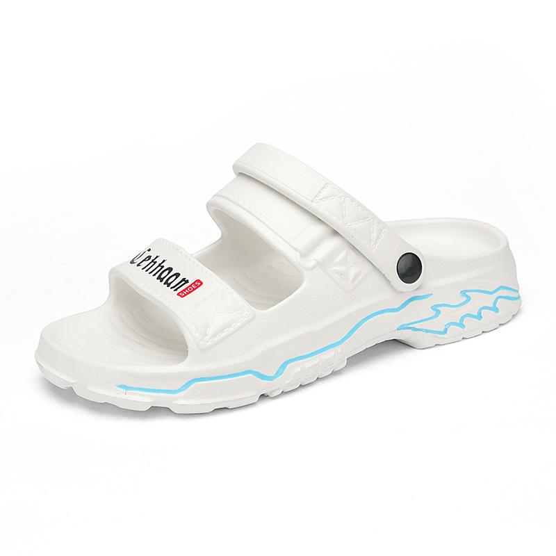 2025 été nouvelles sandales à la mode et polyvalentes personnalité plateforme deux façons de porter pantoufles à enfiler d'extérieur chaussures de plage antidérapantes