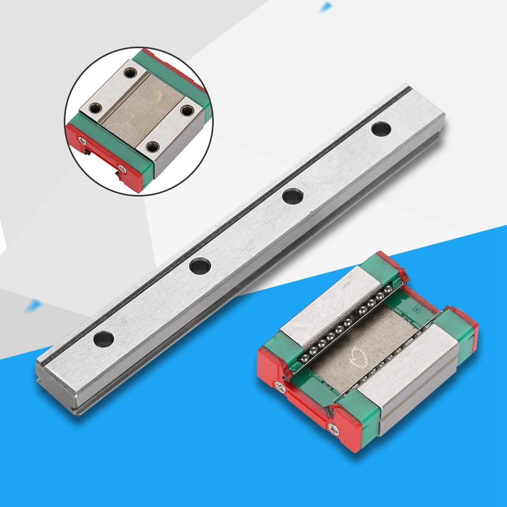 1pc LML12B Miniature Linear Rail Guide 12mm Width   Slide Block (100mm)
