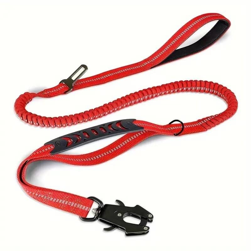 Durable Nylon Dog Leash With Shockproof Flexibility For Large Dogs And Pet Training