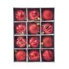12Pcs/Set Creative Christmas Tree Balls Shiny Xmas Baubles Durable Christmas Ball  Showcase