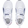Puma Pounce Lite Om Ac+ Ps Comfortable Low-Top Running Shoes Kids Sneakers White Blue 404326-02