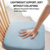 1Pc 40/45cm Thick Ultra Soft Memory Foam Seat Cushion Breathable Office Chair Pad Rebound Waist Support for Comfortable Seating
