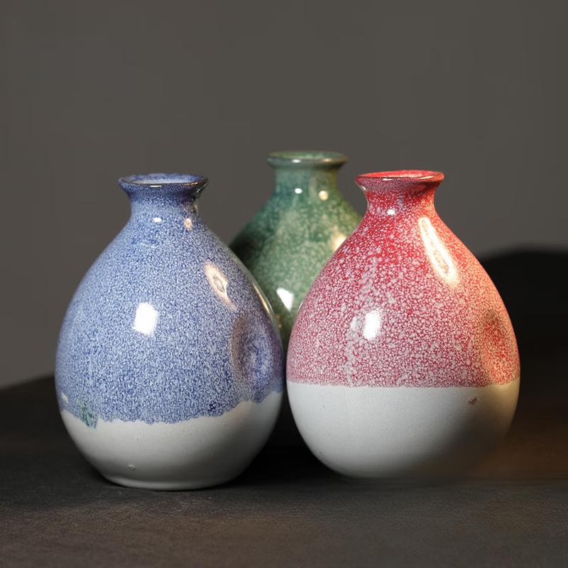 Changqi Ceramic Hand-grip Dispenser Bottle Set with Ceramic Lids