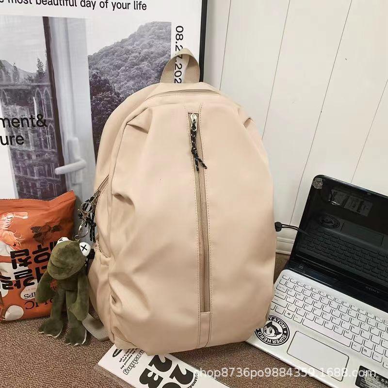 Schoolbag new backpack trendy fashion large capacity schoolbag college students casual simple lightweight travel backpack men