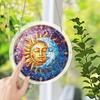 Sun Catcher Puzzle Acrylic Suncatcher Durable Clear Acrylic Colorful Patterns Window Decoration for Doors Garden