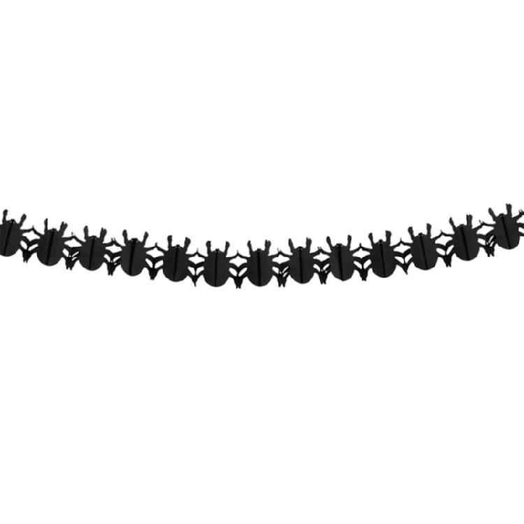 Halloween Paper Garlands Chains for Festival Seasonal Decoration Pumpkins/Spiders Shaped Banners Flags Party Supplies