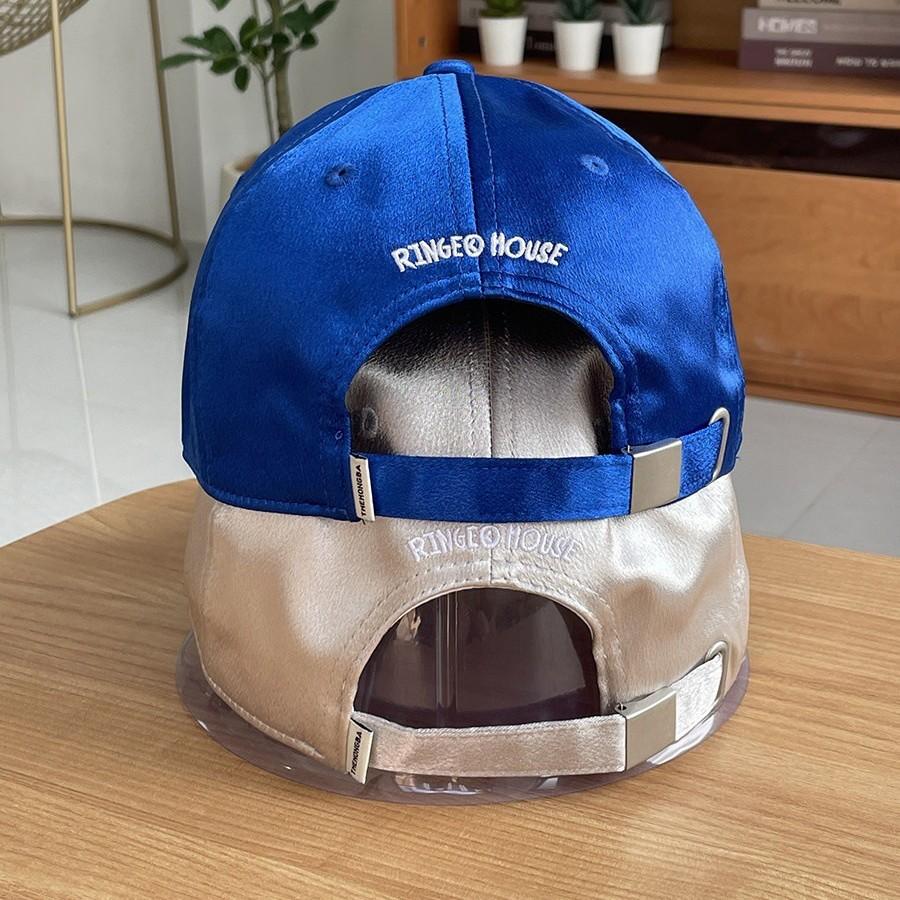 Fashion Hat Star Mercerized Fabric Atmosphere Embroidery Baseball Cap Children's Four Seasons Curved Eaves Show Face Small Trend and Cap Men