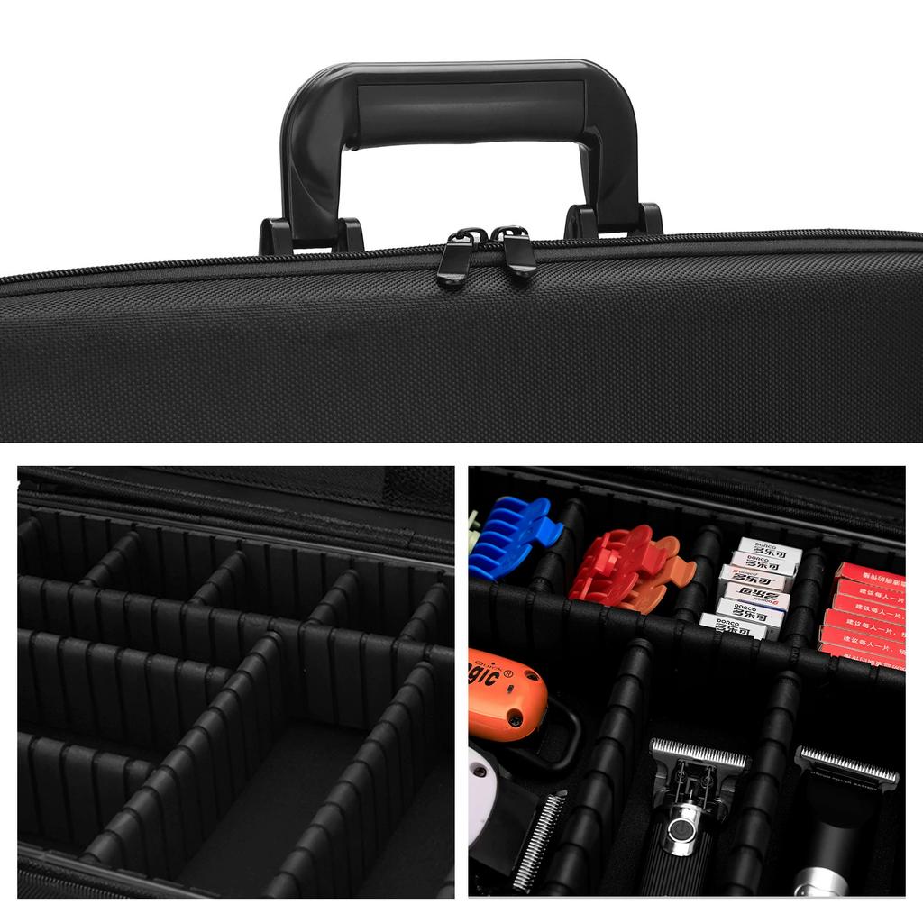 Hair Styling Travel Tool Makeup Bag Barber Large Hairdresser Handbag Professional Salon Hair Cutting Grooming Kit Storage Bag