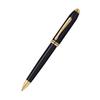 Cross Townsend 23CT Gold Plated Black Lacquer Pen (Ballpoint)