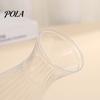 Clear Bud Vase, Plastic Transparent Vase, Modern Flower Vase, Table Centerpiece Vase for Home Party Wedding Decor