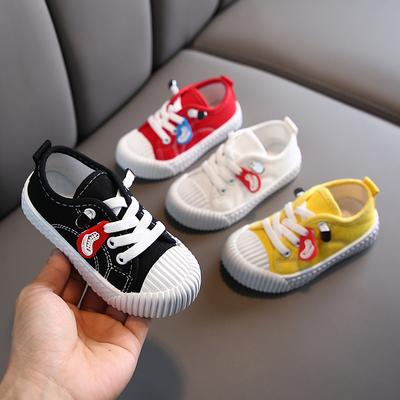 Chłopięce brezentowe buty trampki dziewczęce tenisówki sznurowane obuwie dziecięce maluch żółty Chaussure Zapato Casual dziecięce brezentowe buty
