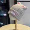 Korean Style Woolen Hat for Women Cute Cat Ears New Bow Warm Ear Protection Cold Hat Winter Fashion Knitted Hat