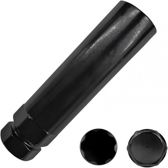 7 Spline Lug Nut Socket, Aftermarket Splines Tuner Lug Nut Key Replacement, Universal Car Wheel Lock Removal Tool For 7/8"/22Mm And 13/16"/21Mm Hex