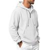 Herren Waffelstrick Kapuzenpullover Lockerer Schnitt Lässiges Sweatshirt