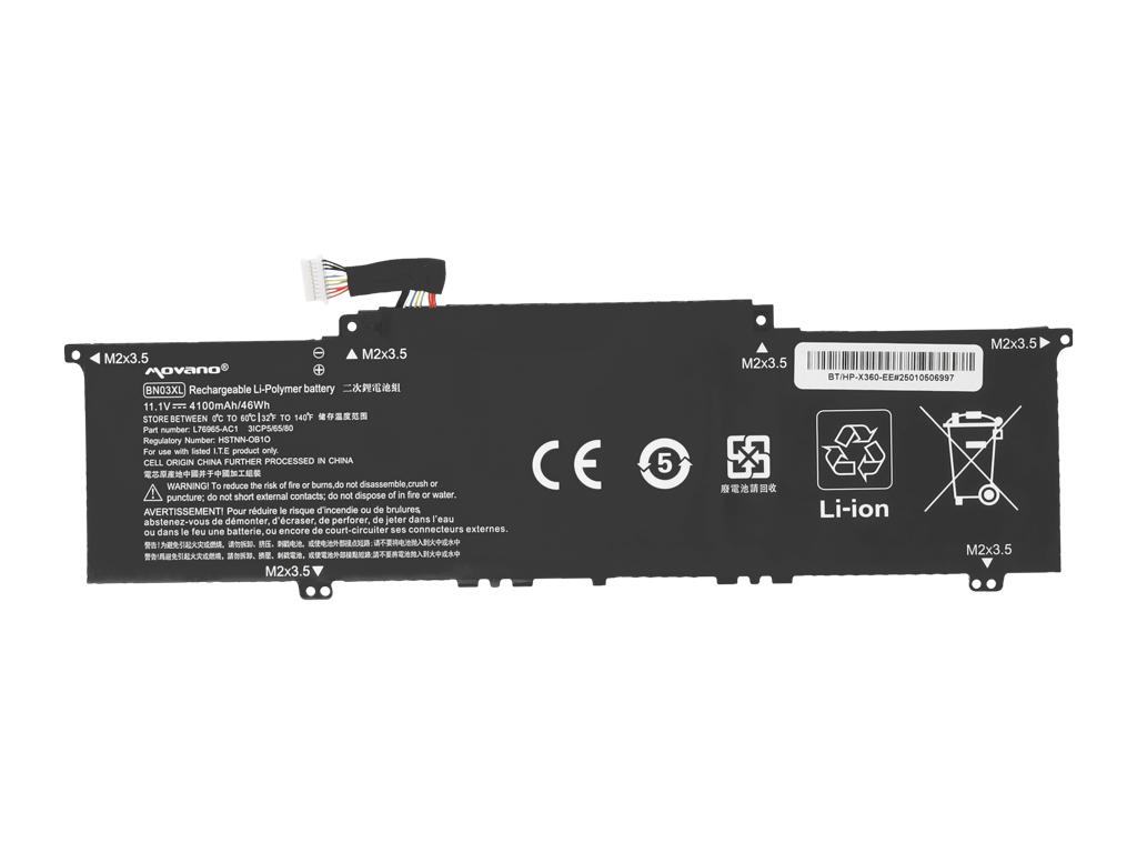 Bateria do HP Envy x360 13-AY 13-AR 13-BA 15-ED 15-EE 15-EU BN03XL