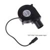 12V 7530 Soffiatori d'Aria Elettrici per Cottura Accendifuoco Ventola BBQ con Condotto d'Aria da 2,7 cm Ventola da Cottura Strumenti per Fornelli