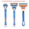 Handle 1Pcs 5-layer Shave Razor Blades for Men Handle for Gillettee Fusione Proglide
