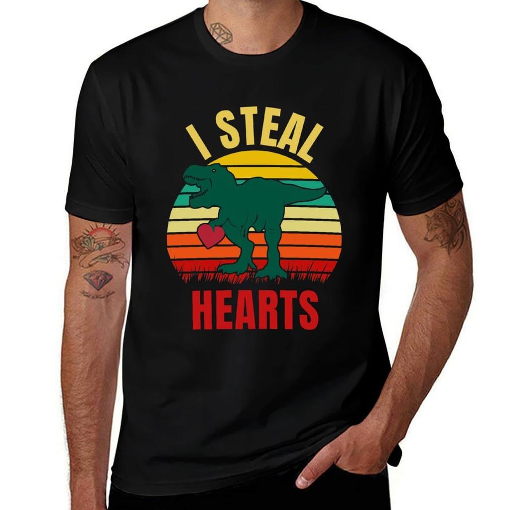 I Steal Hearts Valentines Day Tshirt Simple Trendy Casual Tshirt