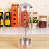 Straw Dispenser Glass Holder Easy To Clean with Lid Reusable Organizer Multifunctional for
