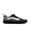 Vans Knu Skool Fabric Abrasion Resistant Low top Skateboard Shoes Unisex Black Gray VN0009QC6BT1(Team613-)
