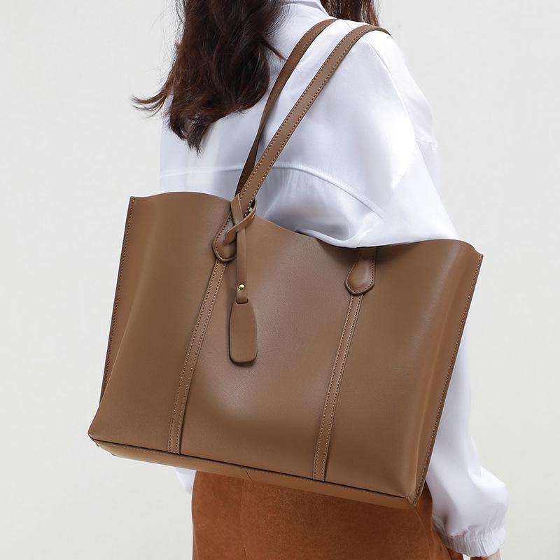 Women's Genuine Leather Large Capacity Summer Tote Bag