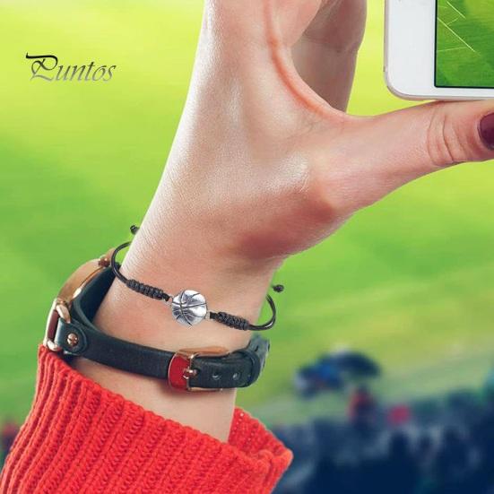 

Браслет ручной плетеный футбольный баскетбольный браслет из полированного сплава из нержавеющей стали регулируемый унисекс украшение на запястье антикоррозийный праздничный подарок ювелирные изделия для взрослых