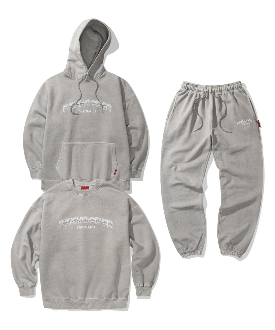 Ps Shopper [Set, Select 1 Top] Original Pigment Washed Setup [Light Gray] M