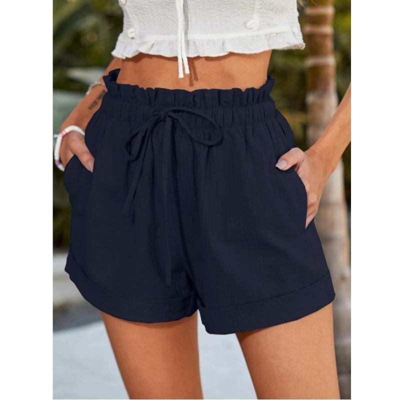 BITCED Damenmode, lässig, einfarbig, bedruckt, Hosen und Caprihosen