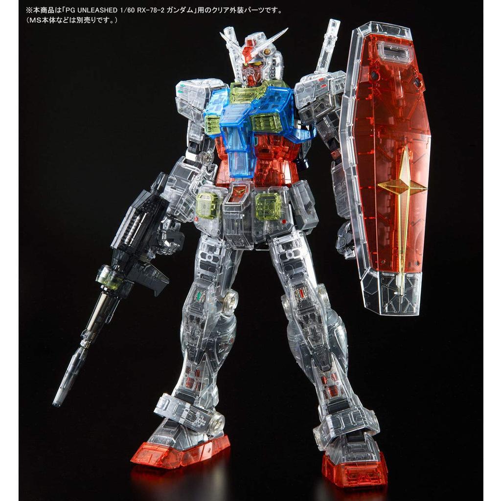 Bandai Spirits PG UNLEASHED Gundam Clear Color Body 1/60 RX-78-2