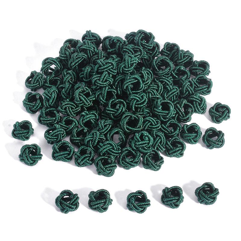 Renkli Spiral Düğüm Kendin Yap Bileklik Malzemeleri: Kırmızı El Yapımı Dokuma İp, Örgülü Halat Aksesuarlı