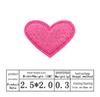 Heart Embroidery Iron-on Patch for Clothing, Shoes, Hats, and Bags