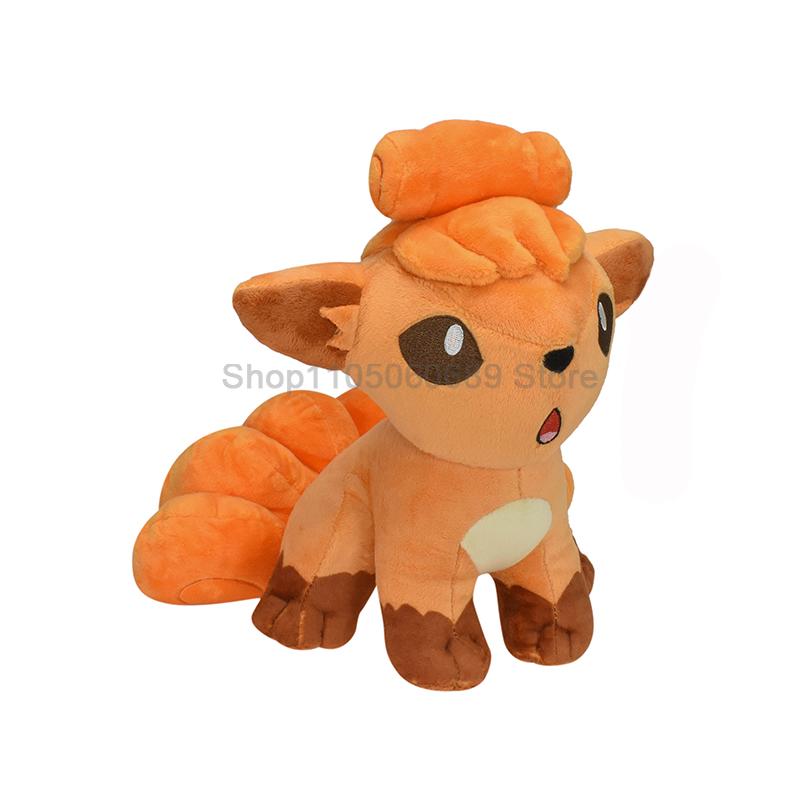 15-24Cm  Plush Toy Alolan Vulpix Ninetales Plush Toy  Cartoon Shiny Ninetales Peluche Dolls Kids Christmas Gifts